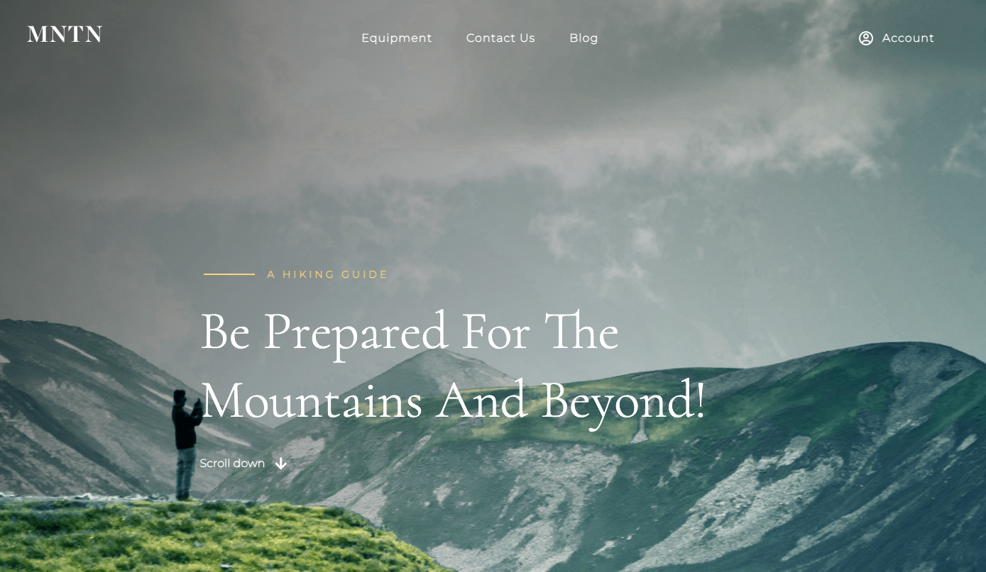 Portfolio design website