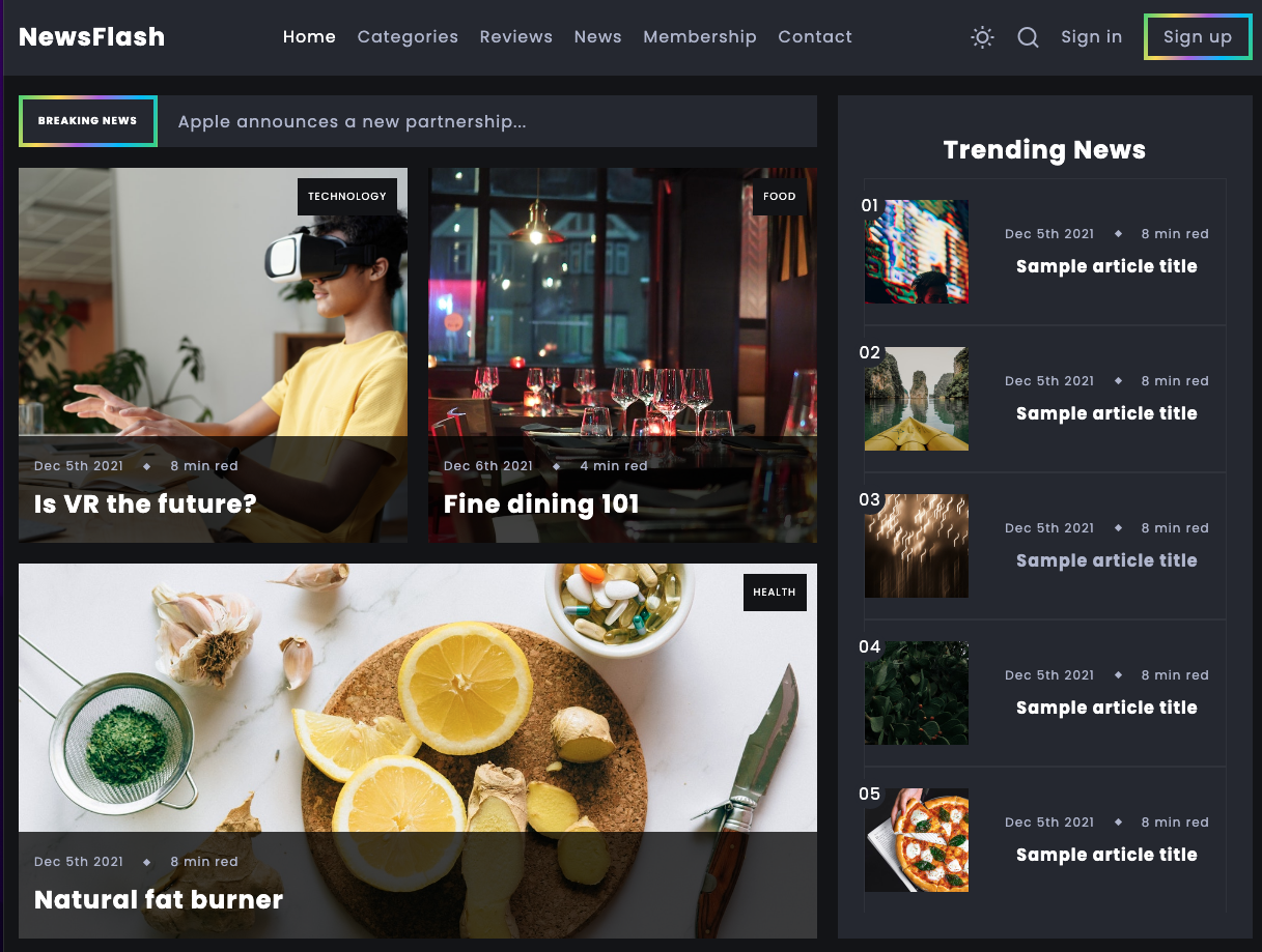 New Blog website